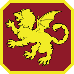 Regimental patch for the office of the Marshal